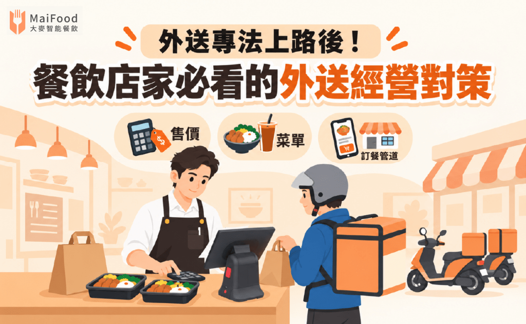 外送專法上路！餐廳老闆必懂的售價試算、菜單調整與經營對策